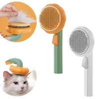 pet grooming brush cats dogs combs for long haired short hair supple stainless steel bristles quick cleaning remove tangles