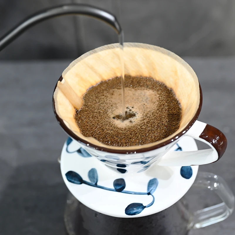 

Креативный многоразовый фильтр для кофе, керамические аксессуары, кухонная капельница, бумажная кофемашина, Filtro Cafetera, кофейная посуда ED50CF