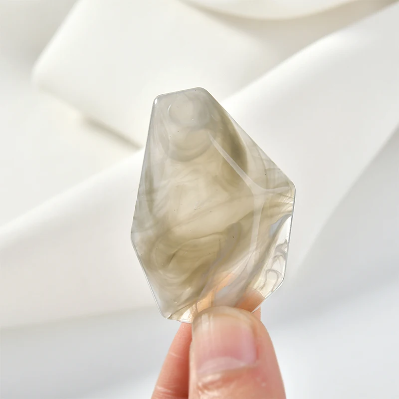 Осенние и зимние цветные простые дикие несферические полимерные накладки DIY