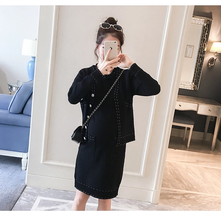 Взрывные модели платье для беременных новый модный костюм КОМФОРТНОЕ