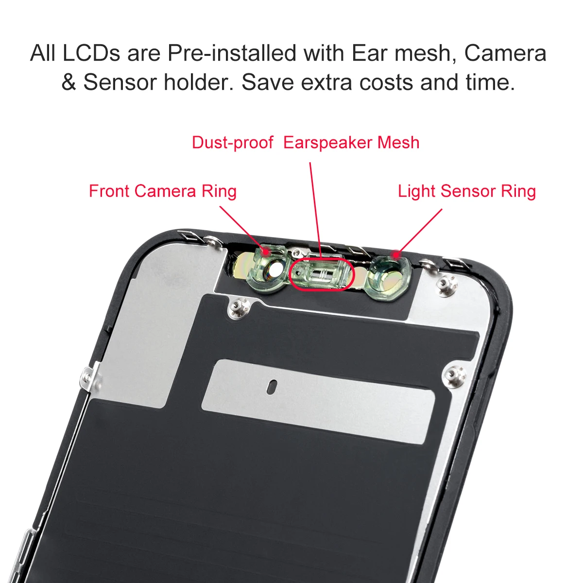 100 tested lcd display for iphone 11 phone repair replacement 3d touch digitizer assembly no dead pixeltempered glasstools free global shipping