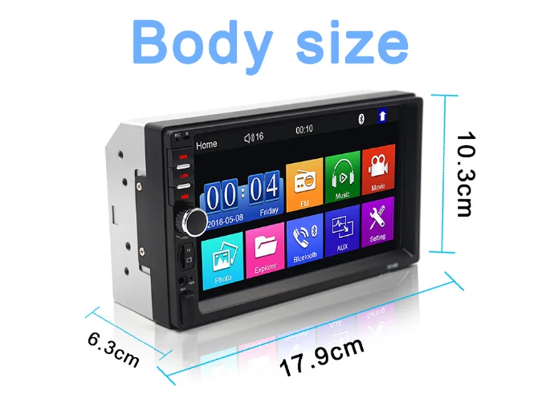 Carsanbo Universal 2 din Car Multimedia Player Autoradio 2din Stereo 7" Touch Screen Music Video MP5 Player Auto Radio Bluetooth