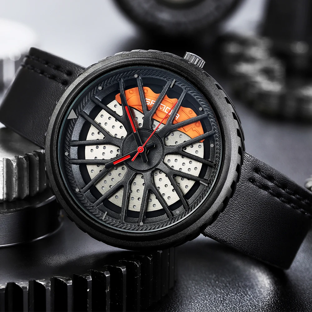 Сандалии спортивные автомобильные колеса наручные часы для Для мужчин шины