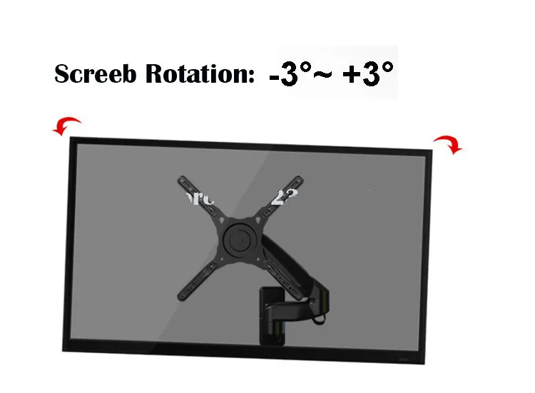 NB F500 Gas Spring 50-60 inch LED TV Wall Mount Monitor Holder Ergonomical Loading 14-23kgs Max.VESA 400*400mm | Компьютеры и офис