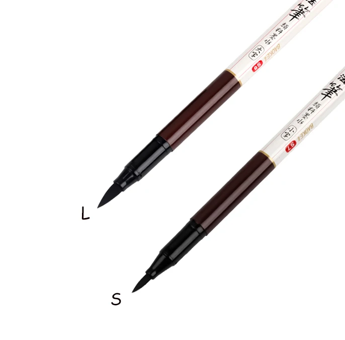 S/L Refillable Calligraphy Pen with Ink Set Brush Art Marker Lettering Pens for Handwriting Painting Outlining Sketching | Канцтовары