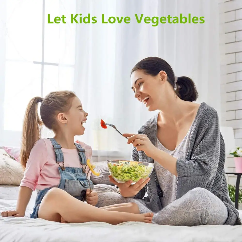 Ручной спирализатор 5 в 1 настраиваемый спиральный резак для овощей контейнер