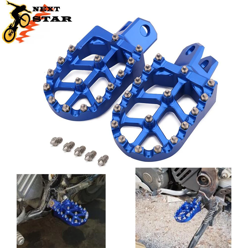 Подножки для мотоцикла Kawasaki KLX400R KLX 400R 400 2003 2004 RM 125 RMX RMZ 250 400S E 400SM|Подставки под