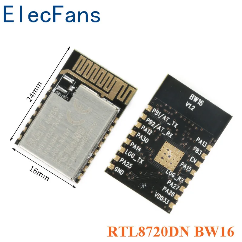 RTL8720DN BW16 Bluetooth 5 0 Модуль двухдиапазонный Wi-Fi + беспроводной модуль с низким