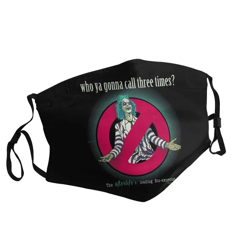 

Graphic Who Ya Gonna Call Three Times Beetlebuster's Mouth Face Mask Supernatural Comedy Film Mask Protection Respirator Muffle