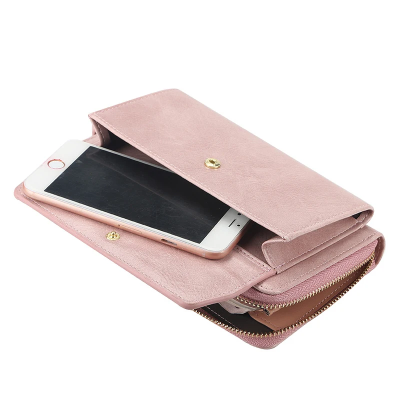 

2021 Spring New Women'S Leather Bag Fashion Luxury Women'S PU Shoulder Bag Brand Design Female Clutch Bag Long Wallet