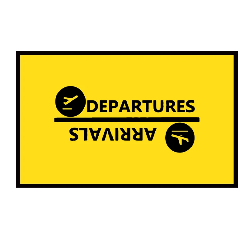 Смешной коврик для входной двери спортивные поступления и выезды нескользящий