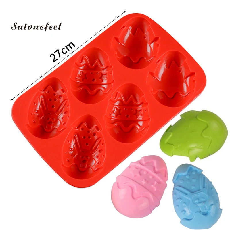 Силиконовая форма в форме пасхального кролика для шоколада выпечки десертов