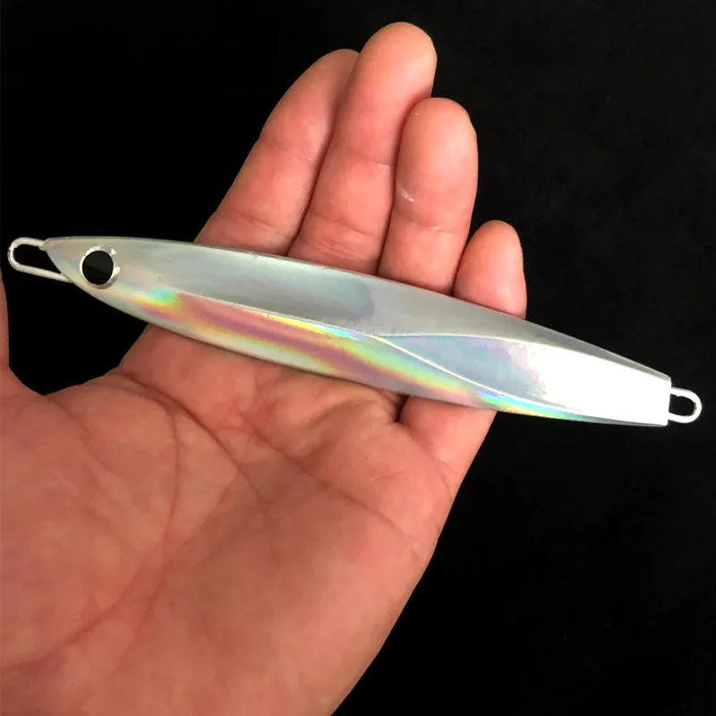 1 шт./лот 12.5cm100gknife джиггинг металлическая ложка высокое качество VIB искусственная приманка лодка рыболовные приманки свинцовая рыба - Цвет: 100g   G