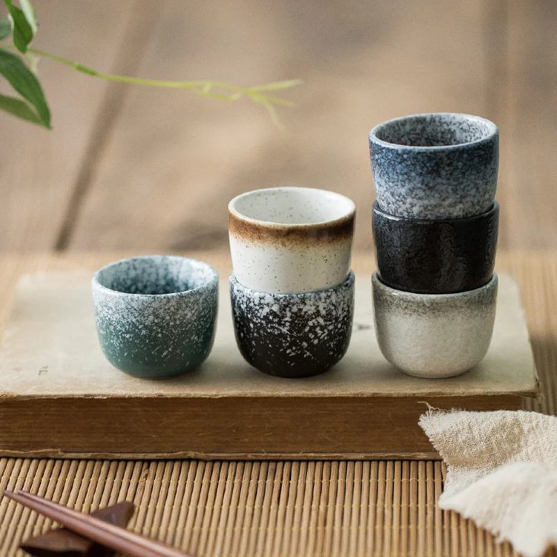 

Керамическая чайная чашка, чайная посуда, чашки для чая кунг-фу, грубая керамика, чашка для кофе, чашка для чая, чаши для чая ручной работы, 40 мл