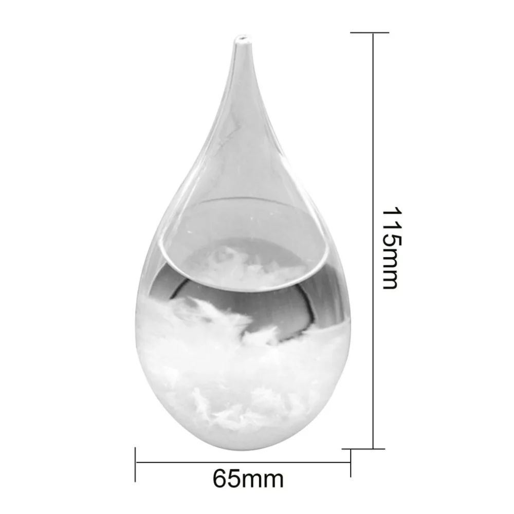 Минипрозрачный стеклянный баллон в виде капли воды 65x115 мм | Дом и сад