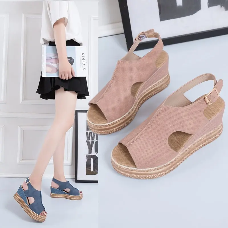 

Sandals Women Wedges Shoes High Heels Sandals Summer Women shoes Chaussures Femme Platform Sandalia Feminina