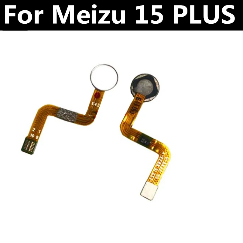 Для Meizu 15 Lite Fingerprint гибкий кабель для Meizu 15 Plus задняя кнопка домой датчик отпечатков пальцев гибкий кабель Запчасти