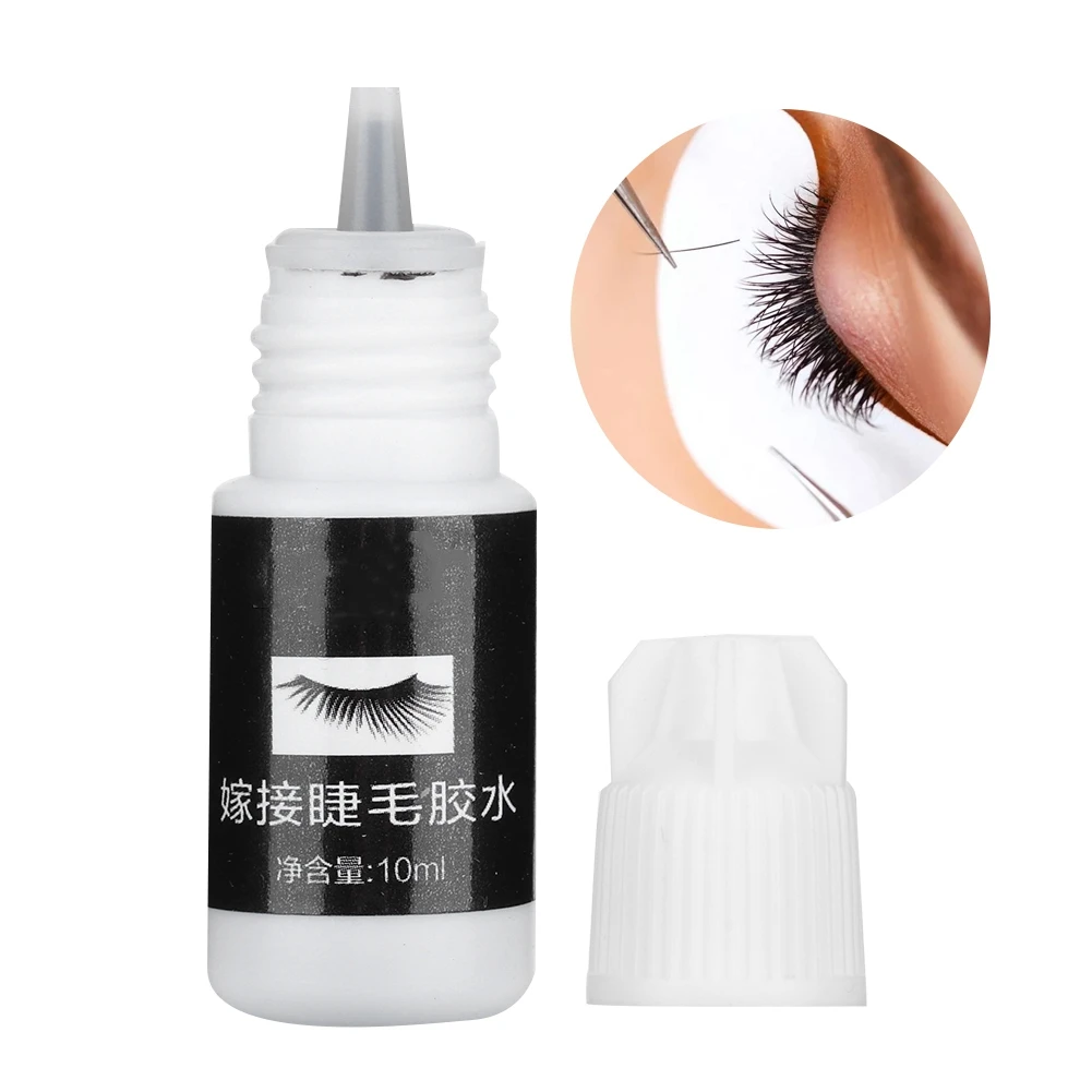 

10ml Eyelash Extension Glue Strong Adhesive Fast Drying Eyelash Extensions Adhesive Colle Faux Cil Salon EyeLashes Grafting Glue