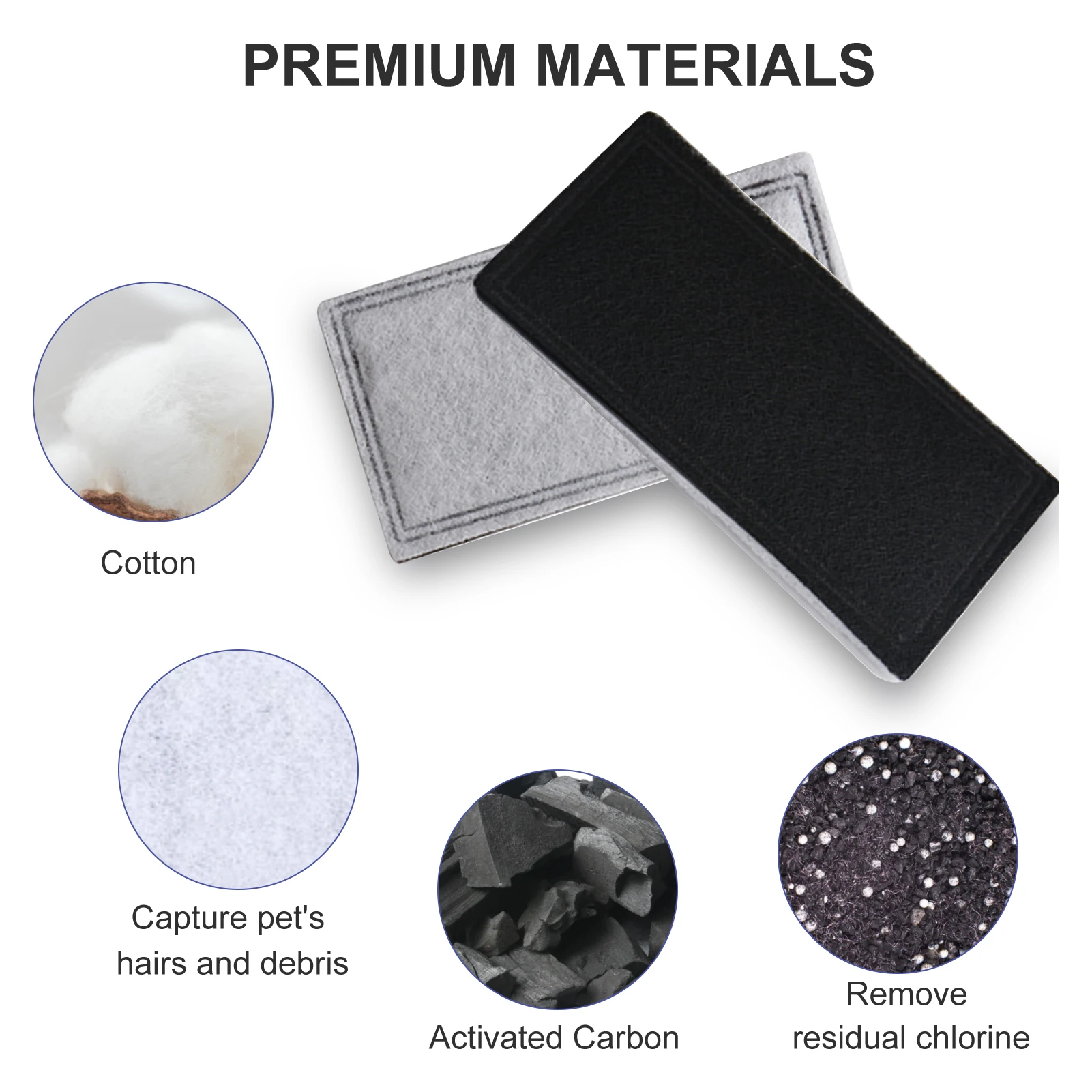 Оригинальные запасные фильтры для домашних животных 12 шт. | Дом и сад