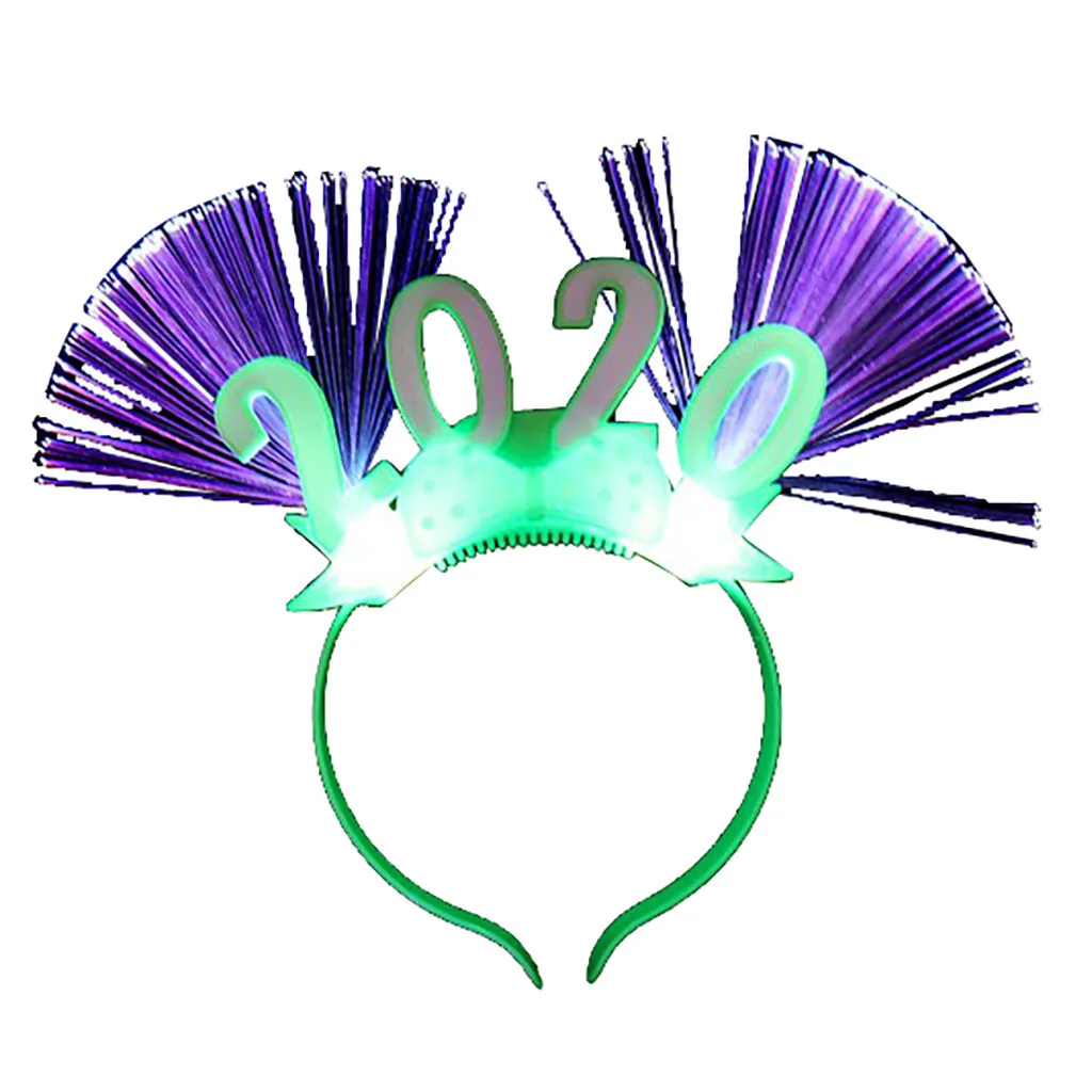 2020 светодиодный светильник Рождественская повязка на голову светящаяся