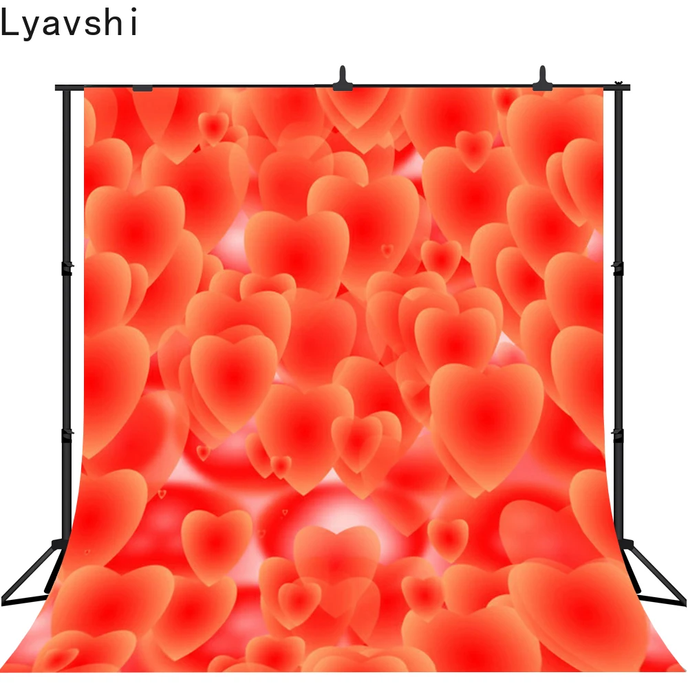 

Фотофон Lyavshi 5 х7 футов на День святого Валентина с изображением ткани на заказ фон для фотосъемки реквизит для студии
