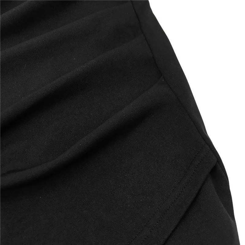 

Summer Sexy Pleated Dresses Women Solid Mini Dress Short Sleeve Bodycon Slim Hip Party Dress Bodycon Office Ladies' Clothes