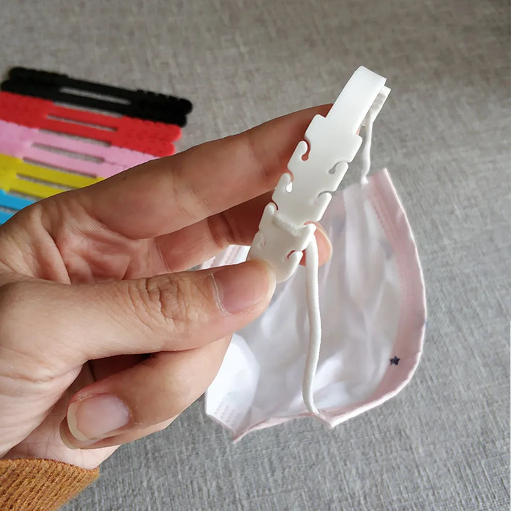 

5PC Fashion Mask Extenders Ear Protector Ear Strap Accessories Ear Adjustable Mask Strap Reusable Woman Man Mask Hook Buckle