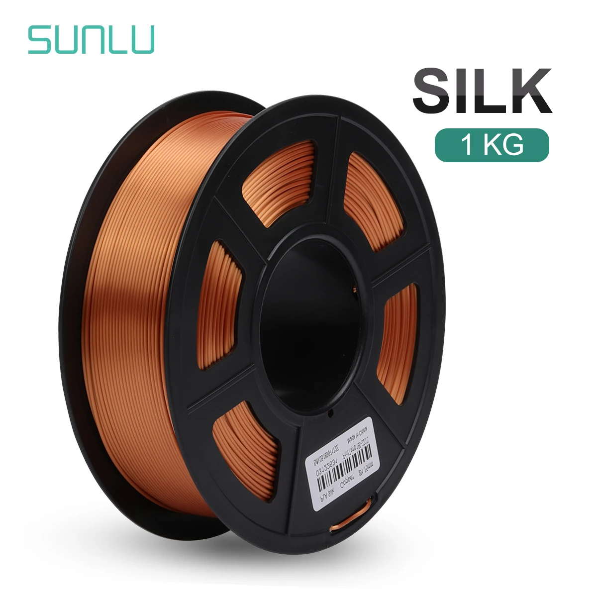 

New SUNLU SILK PLA 3D Filament 1.75mm 1kg Silk Texture PLA Filament For 3D Printer Printing Smoothly Materials .