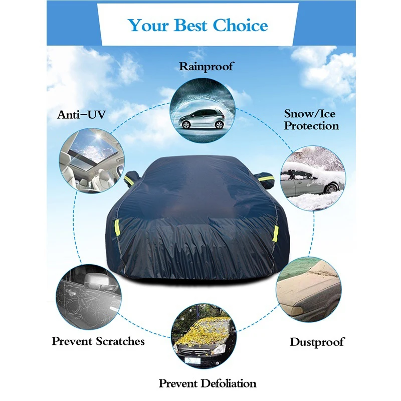 1/2 шт. Прочный Универсальный Водонепроницаемый Чехол для автомобиля