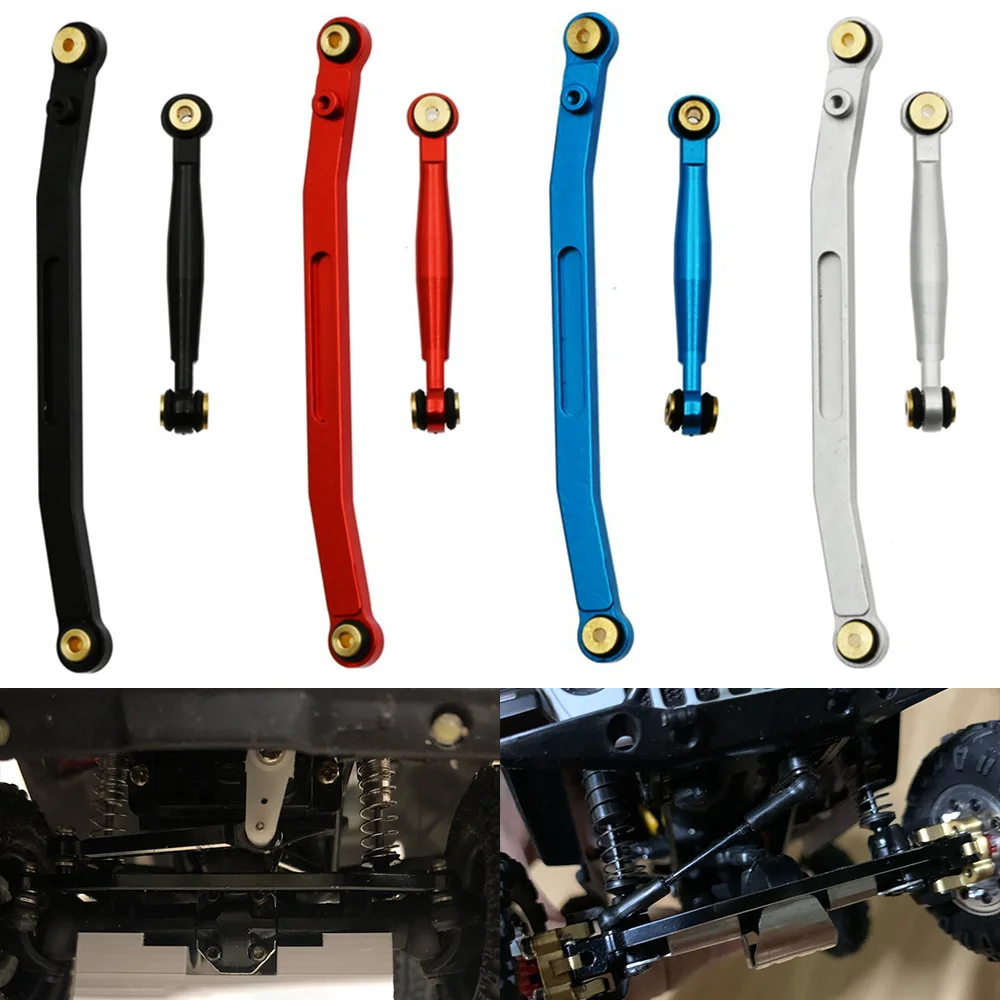 

DIY передний рулевой стержень, связь, набор алюминиевых фотоаксессуаров для Axial SCX24 90081, Радиоуправляемый автомобиль