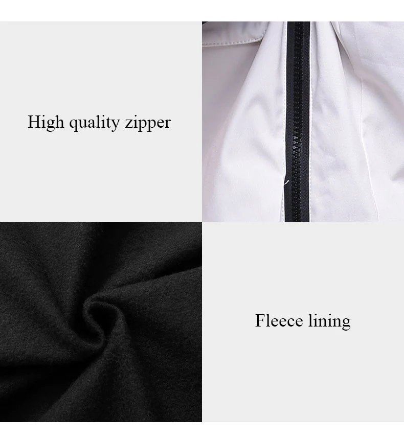 

New 2020 Waterproof Snowboarding Jacket Warm Windproof Skiing Clothing with Fleece Inner Winter Coat for Women