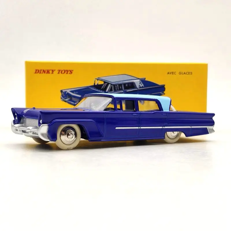 1/43 DeAgostini Dinky Toys 532 24p для L ~ coln премьера синий литье под давлением модели авто
