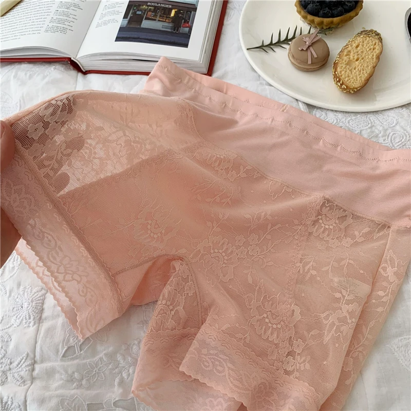 Шорты под юбку сексуальные кружевные Защитные шорты до бедра женские короткие