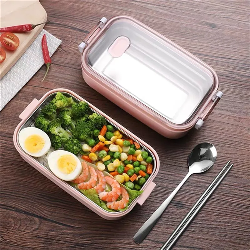 Ланч бокс с подогревом для микроволновой печи термос из нержавеющей стали детей