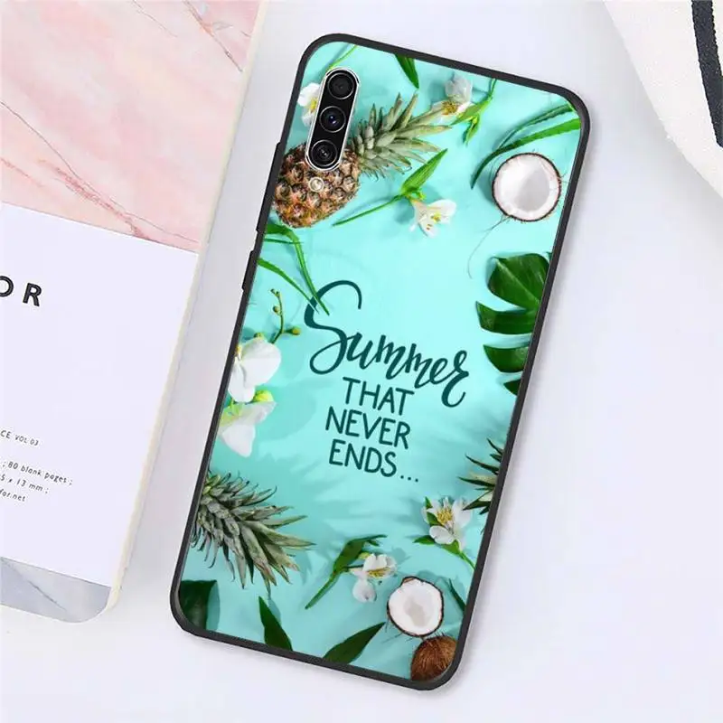

Pineapple summer fruit Phone Case For Samsung galaxy A S note 10 7 8 9 20 30 31 40 50 51 70 71 21 s ultra plus Luxury shell
