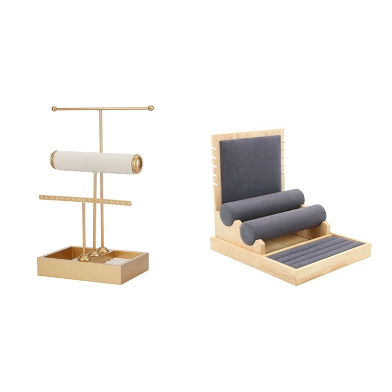 

3 Tier Jewelry Tree Stand Tower Rack Necklace Bracelet With 3 In 1 Display Stand,Jewelry Organizer Jewelry Display Rack