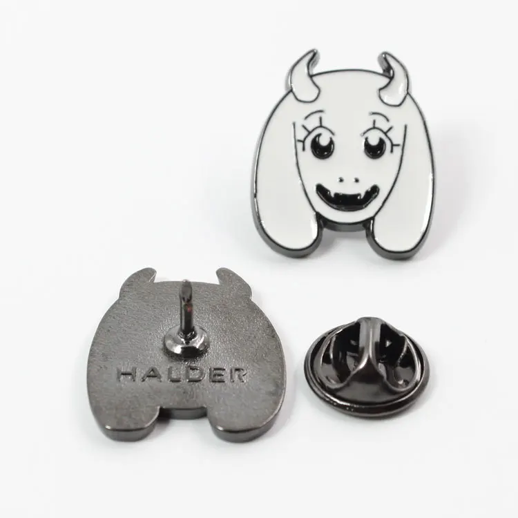 Игра Undertale брошь Frisk Toriel Sans Chara Flowey милый забавный мультфильм металлические броши модная новинка персонализированные ювелирные изделия подарок