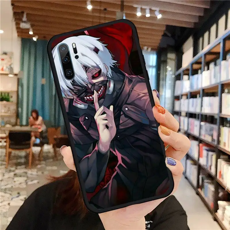 

Trendi Anime Ghoul Kaneki Ken untuk Phone Case For Huawei honor Mate P 9 10 20 30 40 Pro 10i 7 8 a x Lite nova 5t