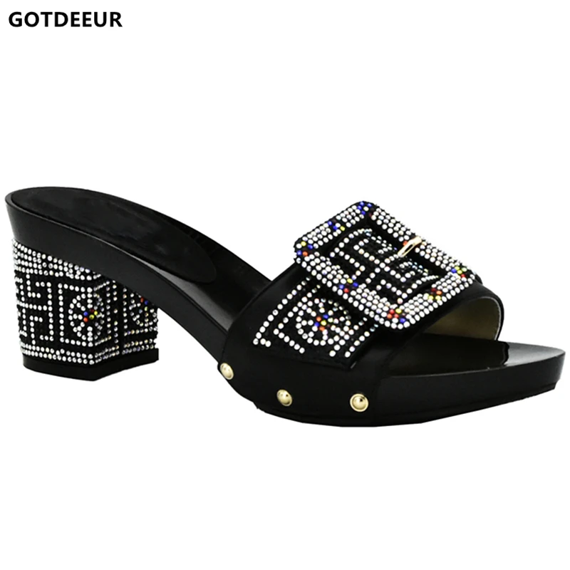 Новейшие Модные женские итальянские свадебные туфли в Африканском и нигерийском