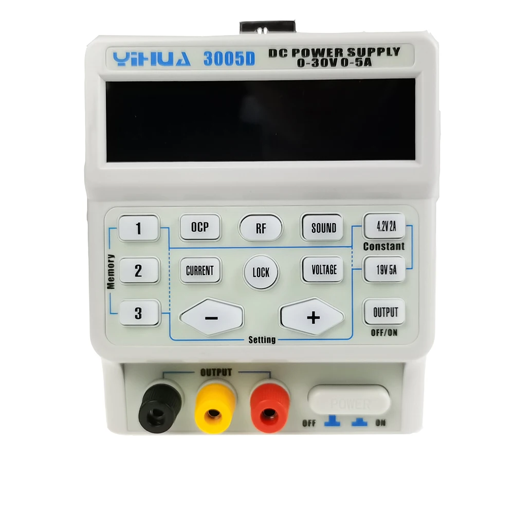Fonte de Alimentação Fonte de Alimentação de Laboratório Yihua Ajustável de Laboratório 3005d 5a 30v dc