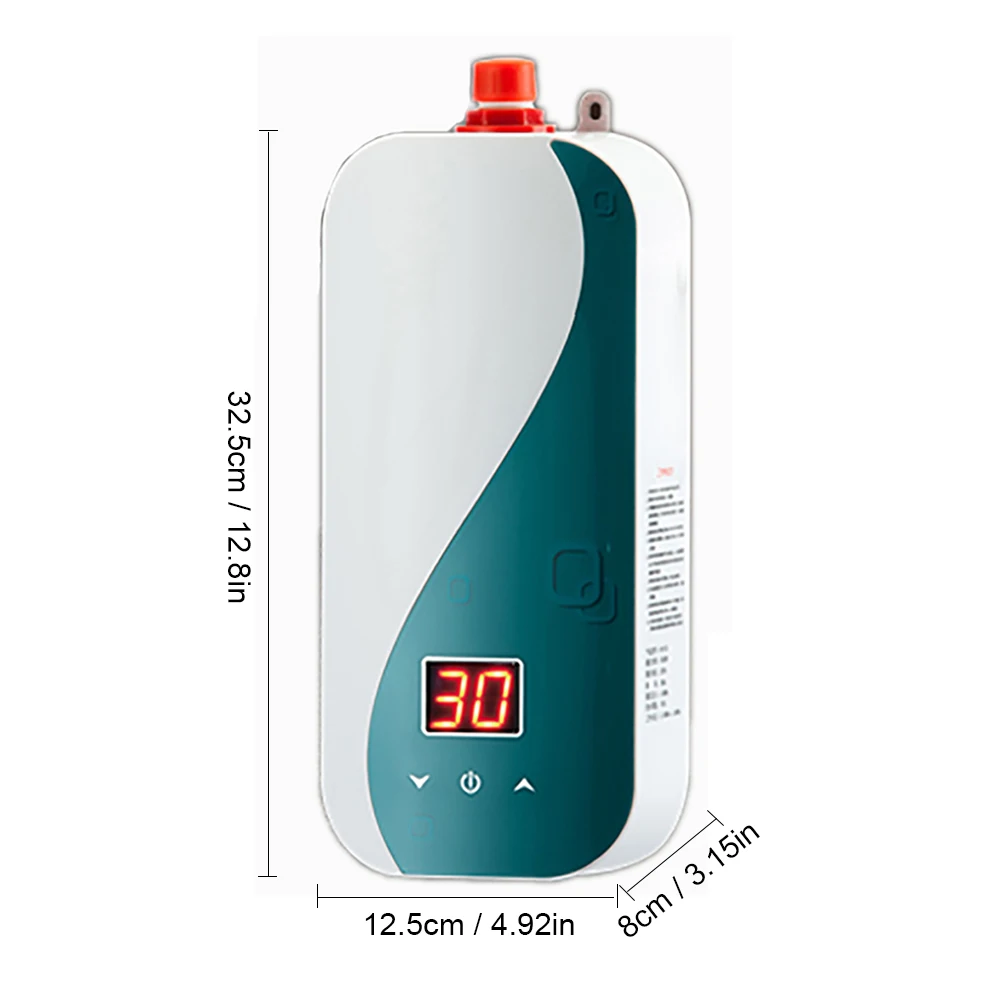 

Kitchen Bathroom Constant Temperature Touch Water Heater Frequency Conversion Instant Heating 5500W Heater Calentador De Agua