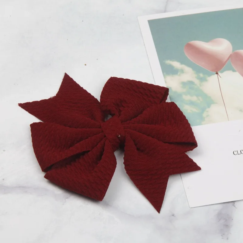 Детские заколки для волос с бантиком маленьких девочек плотная повязка на голову