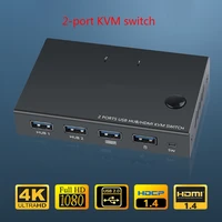 am kvm201cc 2 port kvm switch hdmi splitter 10gbps usb switch splitter for 2 pc sharing keyboard mouse printer u disk