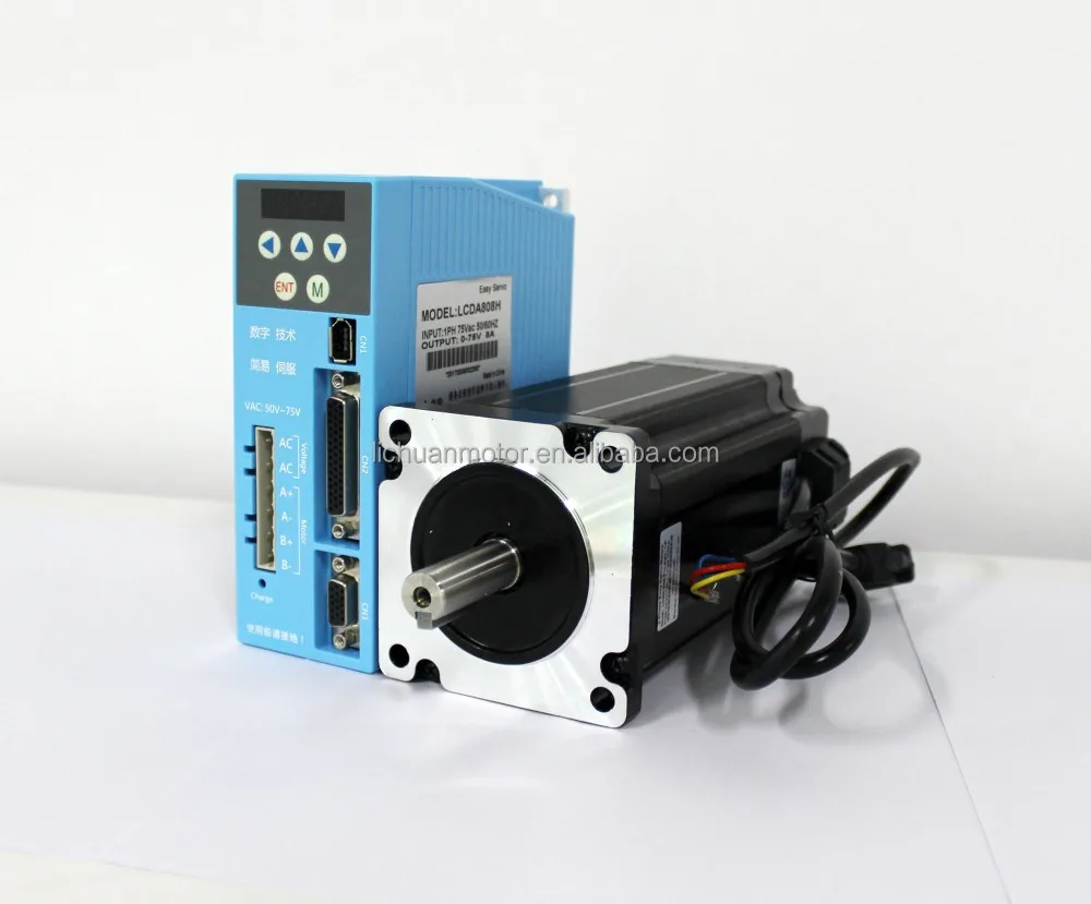

12N.m Nema34 LCDA808H+LC86H2160 Nema 34 step servo closed loop stepper motor with driver for Milling Machine