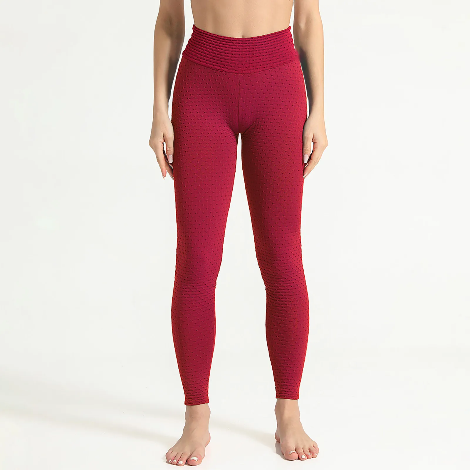 

Women's Seamless Yo-ga Pants High Waist Gym Workout Leggings Belly Control Fitness Running Sports Leggings Butt Lifting Leggings