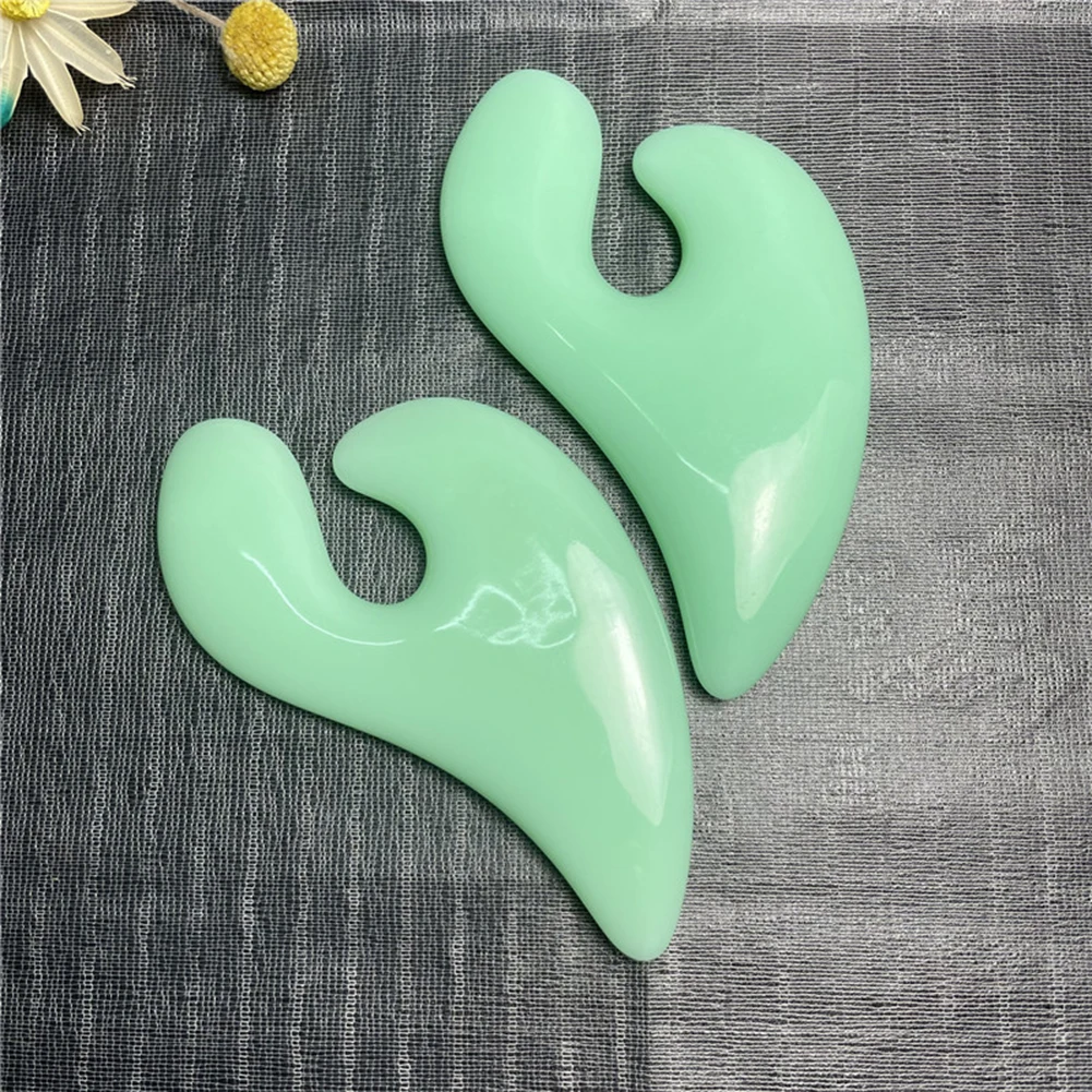 

Resin Beeswax V Face Healthcare Scraping Board Facial Skin Handmade Massage Legs Buttocks Love Heart Shaped Gua Sha Scraper Tool