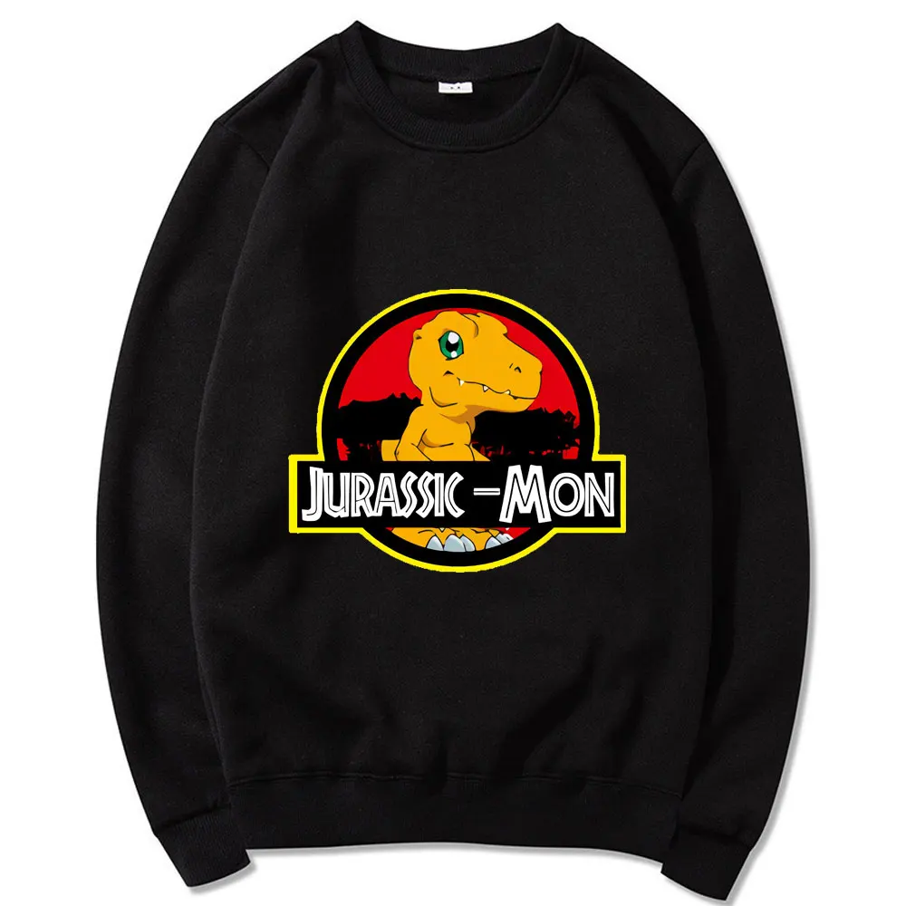 

Digimon Cartoon Print Mens Sweatshirts Long Sleeve Brand Clothing Casual Hip Hop O-neck Fashion Tracksuit Leisure Spring Homme