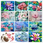 Камни в форме ромба круглый Алмазная Вышивка Цветы Вышивка крестом комплекты, украшение для дома Wall Art Постер 