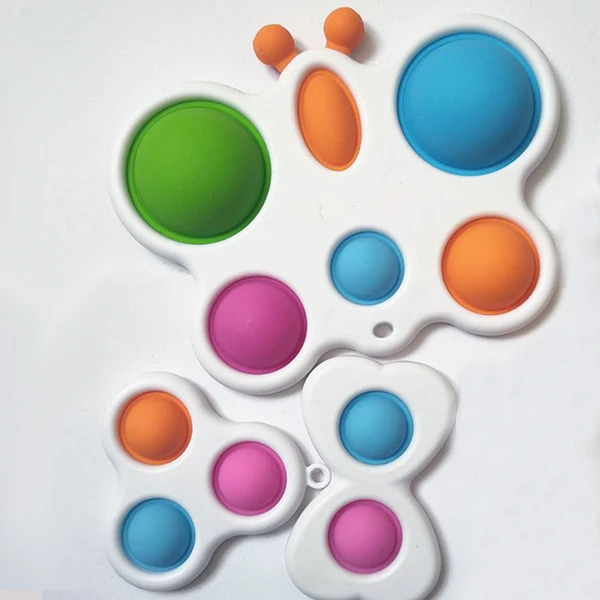 

Baby Toys Montessori Exercise Board Rattle Puzzle Toy Colorful Kids Fidget Toys Intelligence Development Early Education Toy