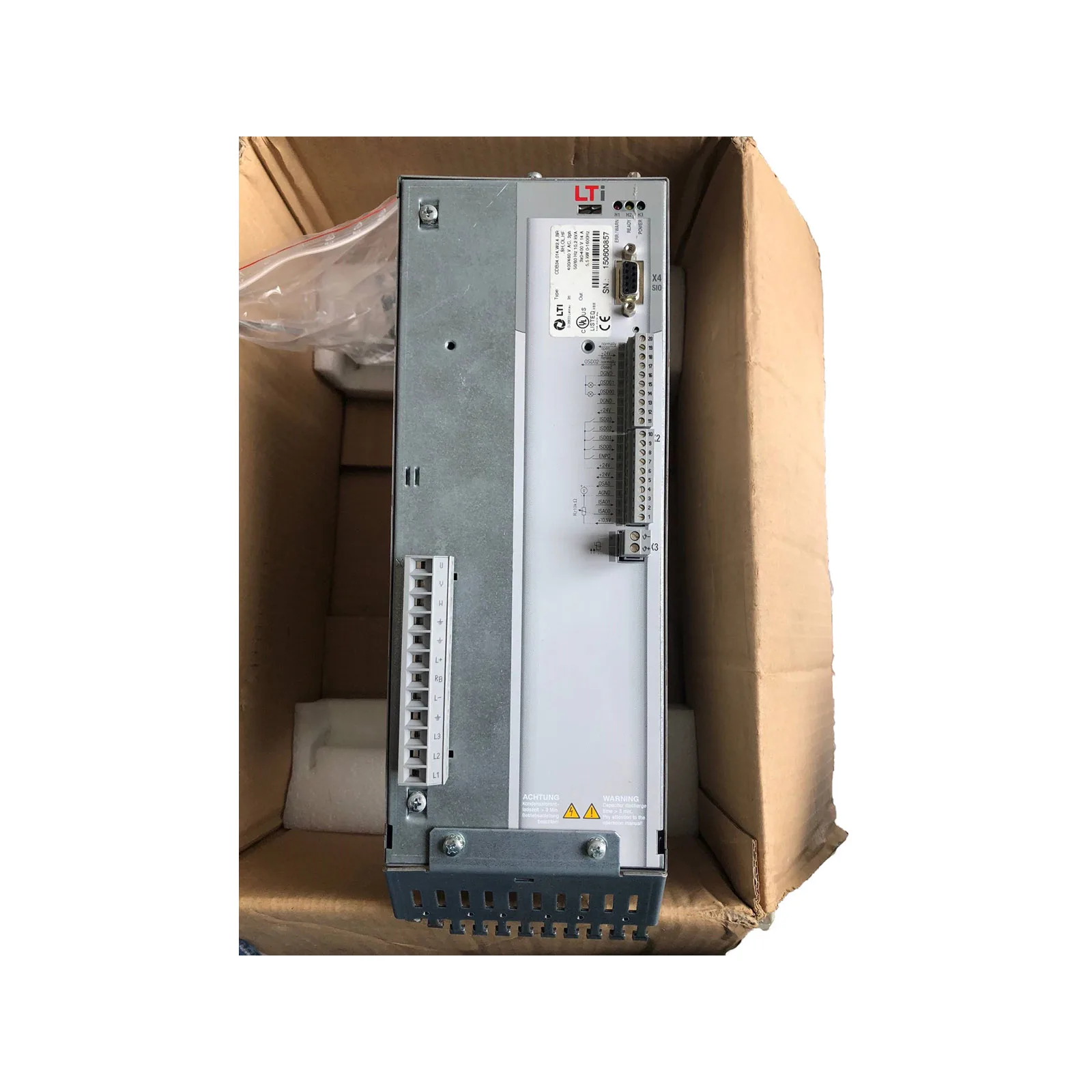 

Новый в коробке CDB34.014.W2.4.BR.SH.OL.HF LUST AC Servo усилитель привода/Driver/Drive